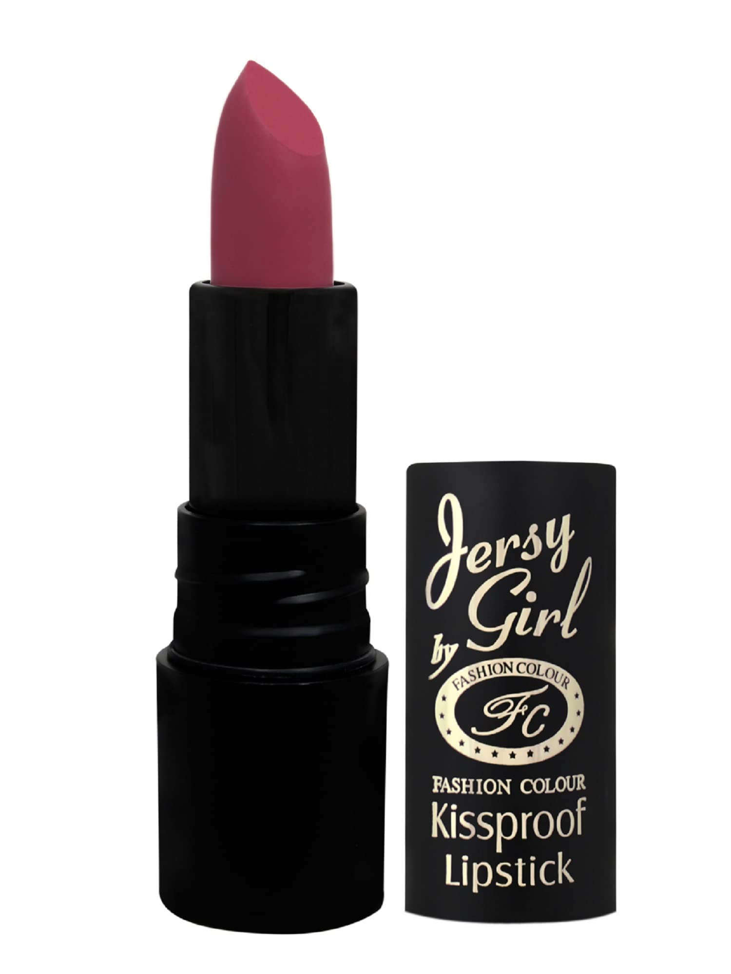 JERSEY GIRL BY FASHION COLOUR Kissproof Matte Lipstick - Long Lasting 12 Hours, Lightweight & Moisturizing with Intense Color Payoff | Creamy Matte Finish in Brown Purple Shade | Perfect for Everyday Wear, Date Nights & Special Occasions