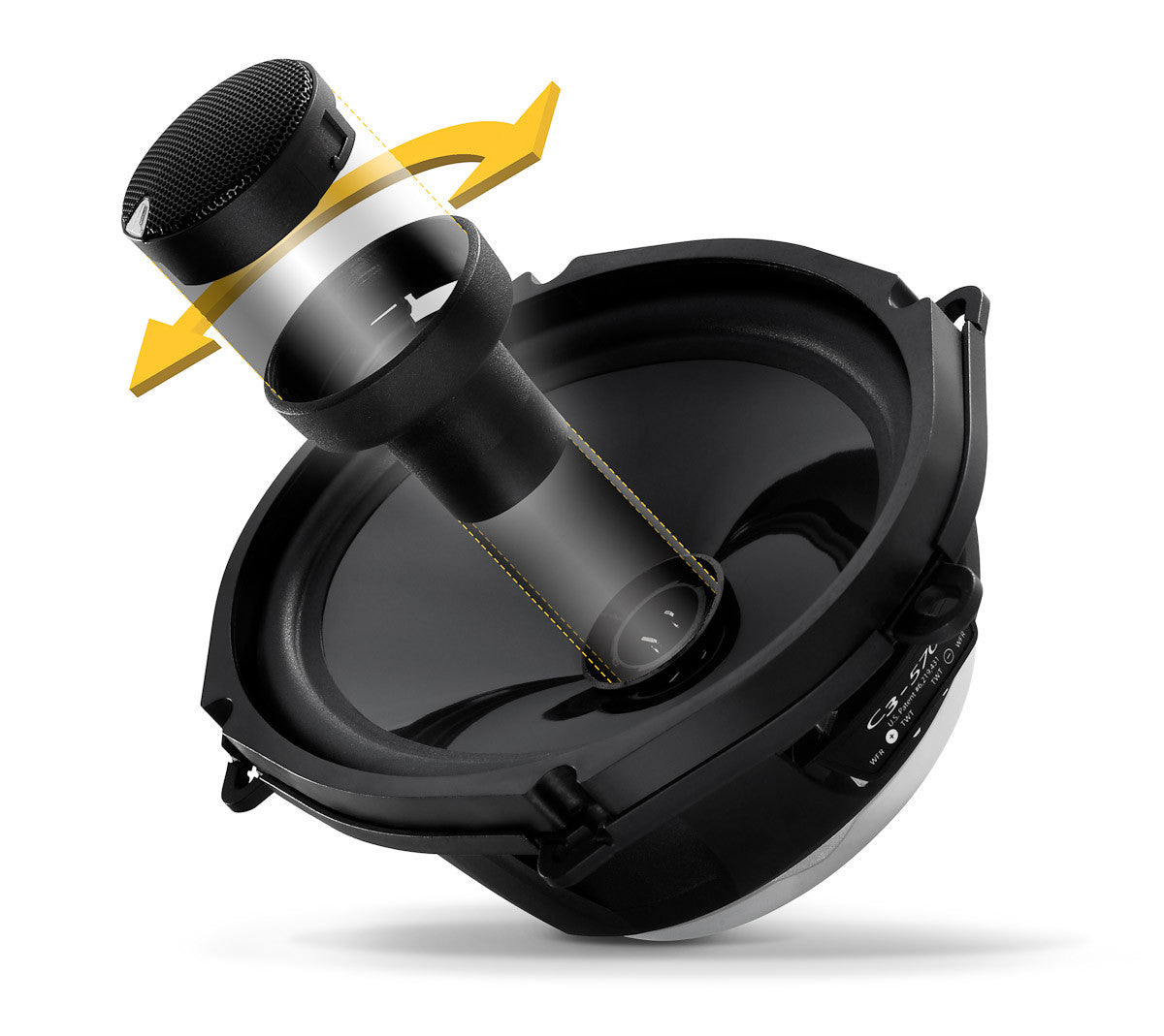 JL Audio C3-570 5x7/6x8 Inch 2-Way Convertible Component Car Speakers - Premium Sound for Cars, Trucks & SUVs - Perfect for Upgrading Your Vehicle Audio System