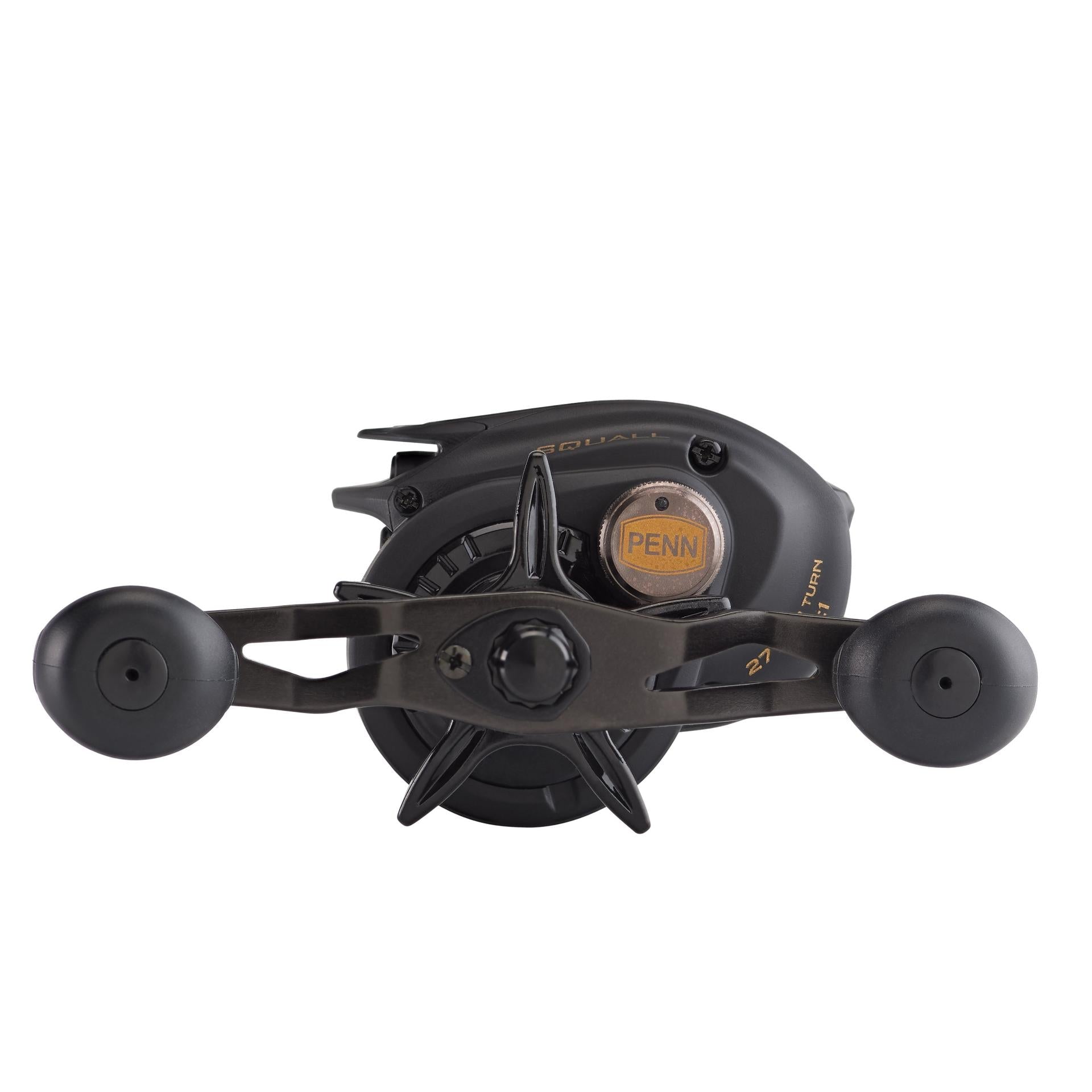 Squall® Baitcast Fishing Reel - High Performance Saltwater & Freshwater Casting Reel for Bass, Trout, and Saltwater Game Fish - Perfect for Surf Fishing, Pier Casting, and Boat Angling