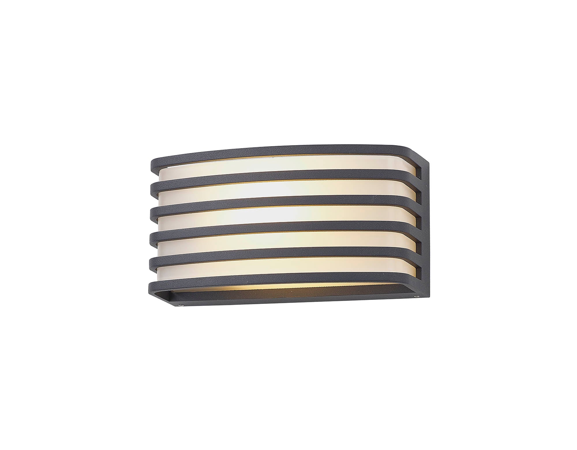 Bilbao Outdoor Wall Light with E27 Socket, IP54 Waterproof, Anthracite/Matt Black/Matt Brown Finish & Opal PC Shade - 2 Years Warranty - Perfect for Patio, Garden, and Porch Lighting