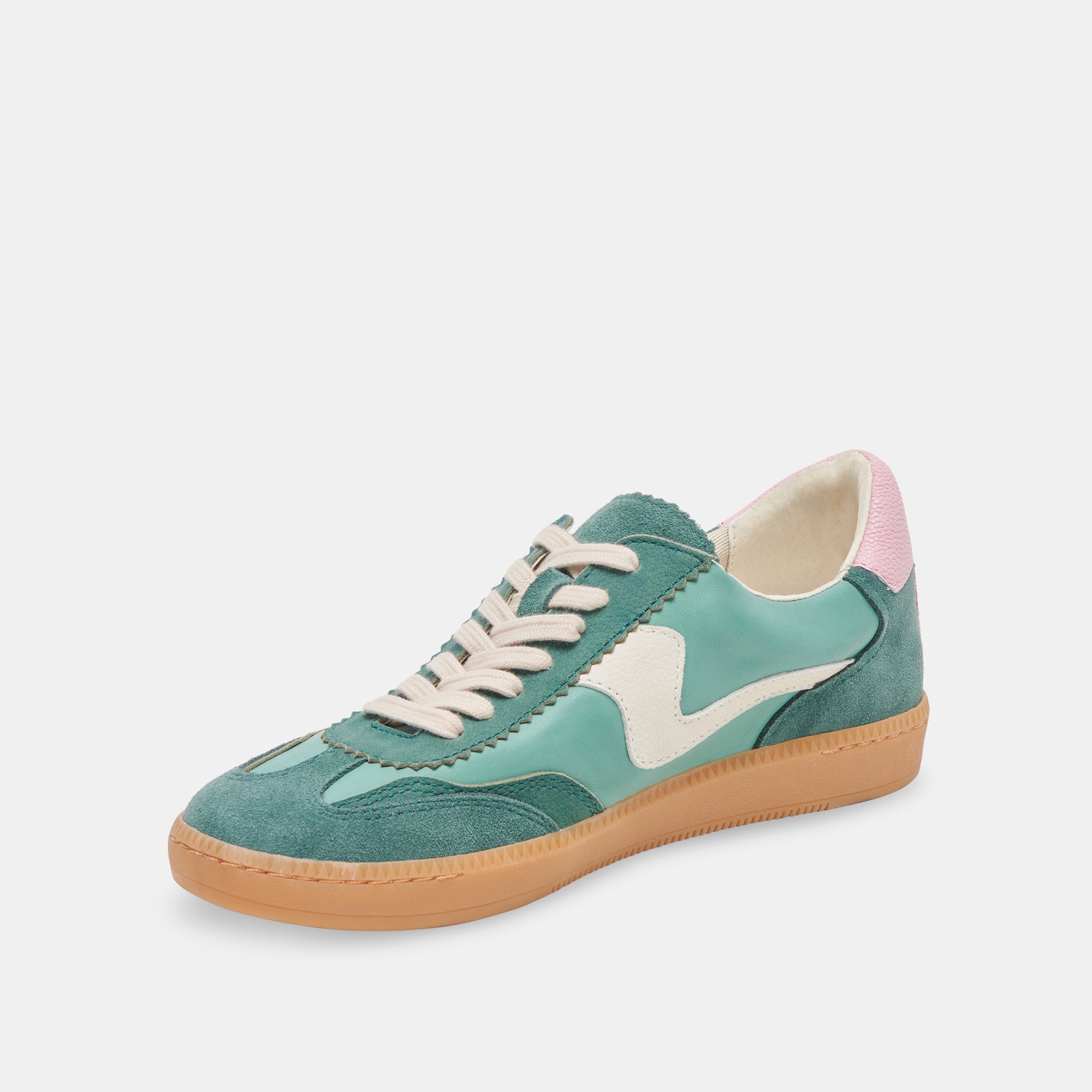 Green Suede Notice Sneakers for Men & Women - Comfortable Casual Walking Shoes for Everyday Wear - Perfect for Street Style, Work & Outdoor Activities