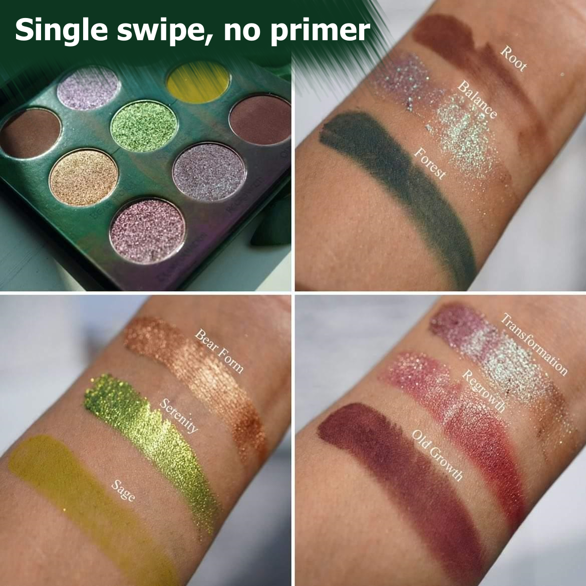 Druid Eyeshadow Palette - 12 Highly Pigmented Matte & Shimmer Shades | Vegan & Cruelty-Free Makeup for Professional & Everyday Looks | Perfect for Parties, Weddings & Special Occasions
