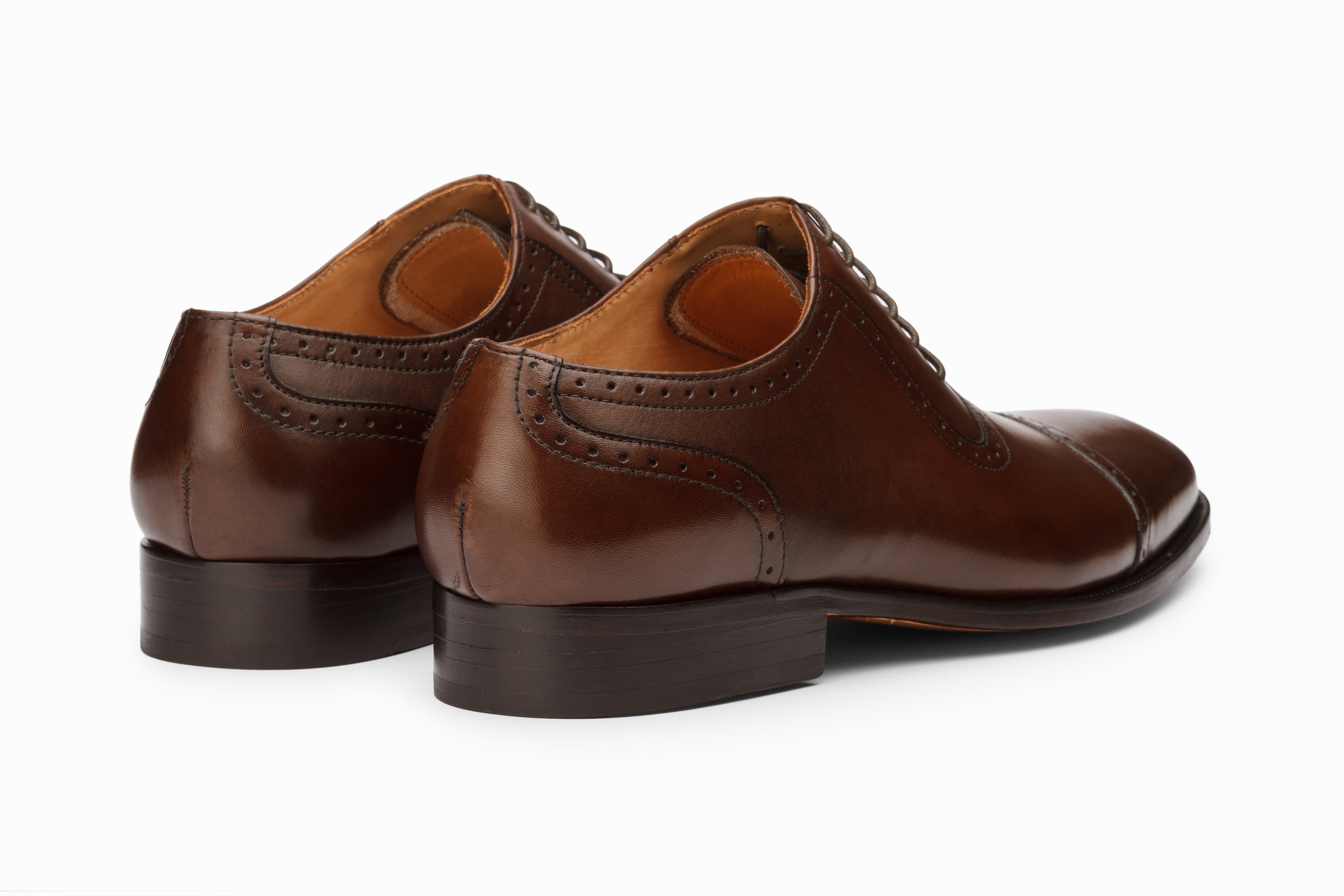 Men's Adelaide Oxford Shoes in Dark Brown - Classic Comfortable Dress Shoes for Business, Office & Formal Occasions