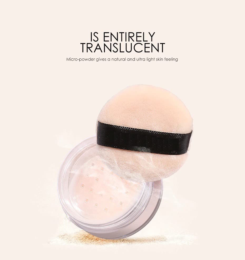 Best Translucent Loose Face Setting Powder for Makeup - Oil Control & Matte Finish | Perfect for Daily Wear, Photography & Special Occasions