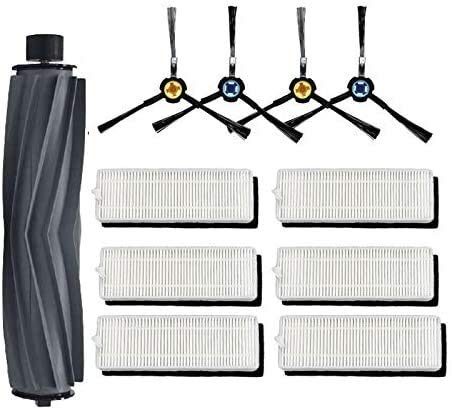 Cecotec Conga Excellence 1090 Robot Vacuum Cleaner Replacement Parts Kit - Side Brush & HEPA Filter Accessory Set for Home Cleaning | Perfect for Pet Hair, Hardwood Floors & Daily Maintenance