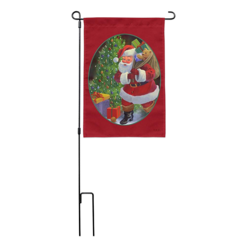 Santa Christmas Toy Bag - Holiday Decor for Tree, Garden & Yard - Perfect for Festive Outdoor & Indoor Decorations