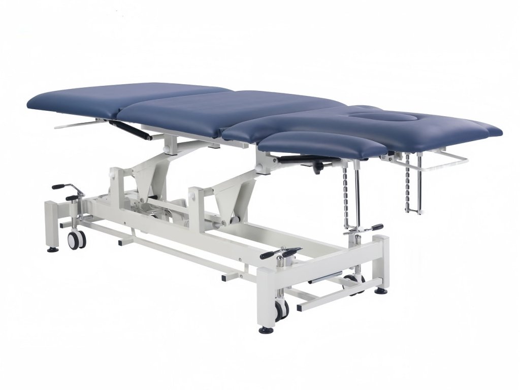 VIVANOVA® Professional Deluxe 5-Section Electric Massage Table Bed for Physical Therapy, Chiropractic & Spa - Adjustable Height for Clinics, RMT & Home Use