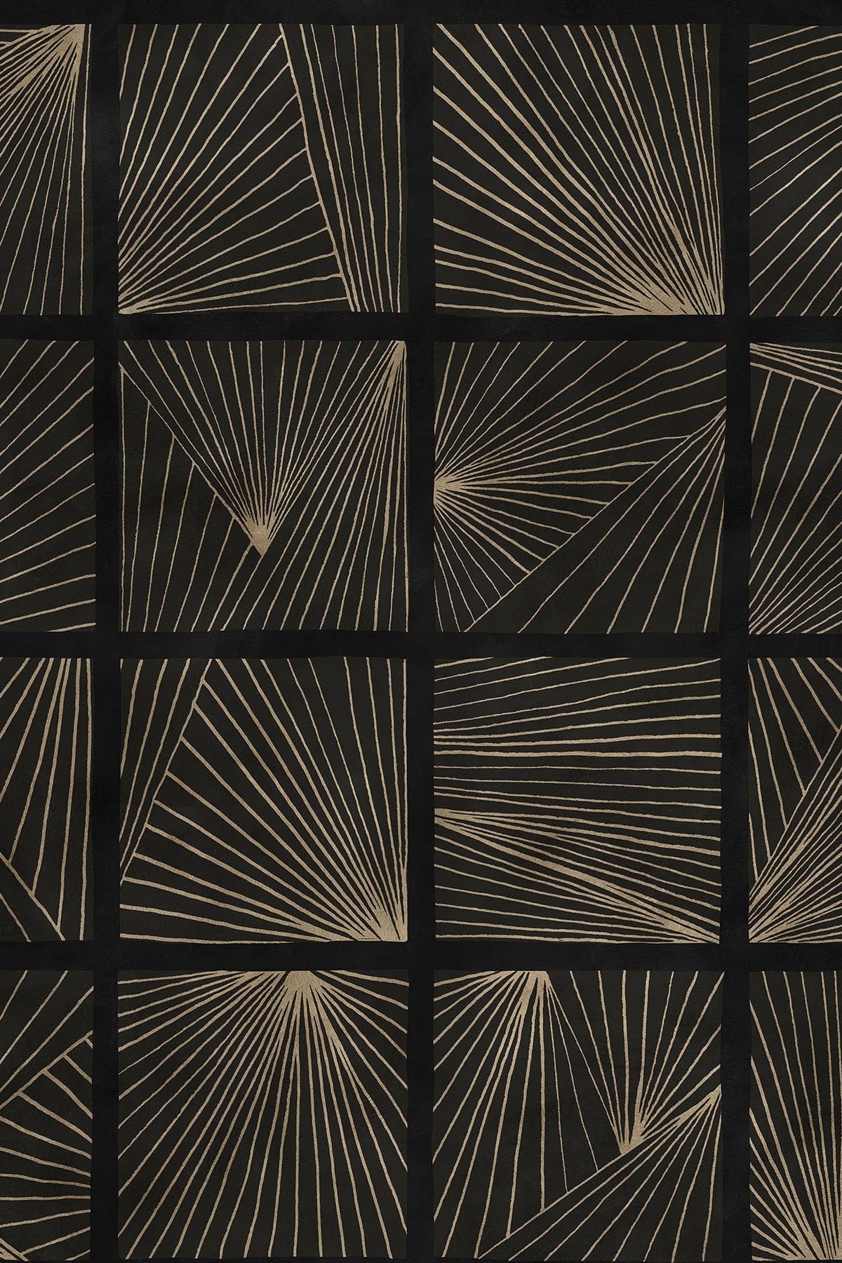 Black Deco Grid Wall Art - Modern Geometric Metal Wall Decor for Living Room, Bedroom, Office - Perfect for Home & Office Interior Design
