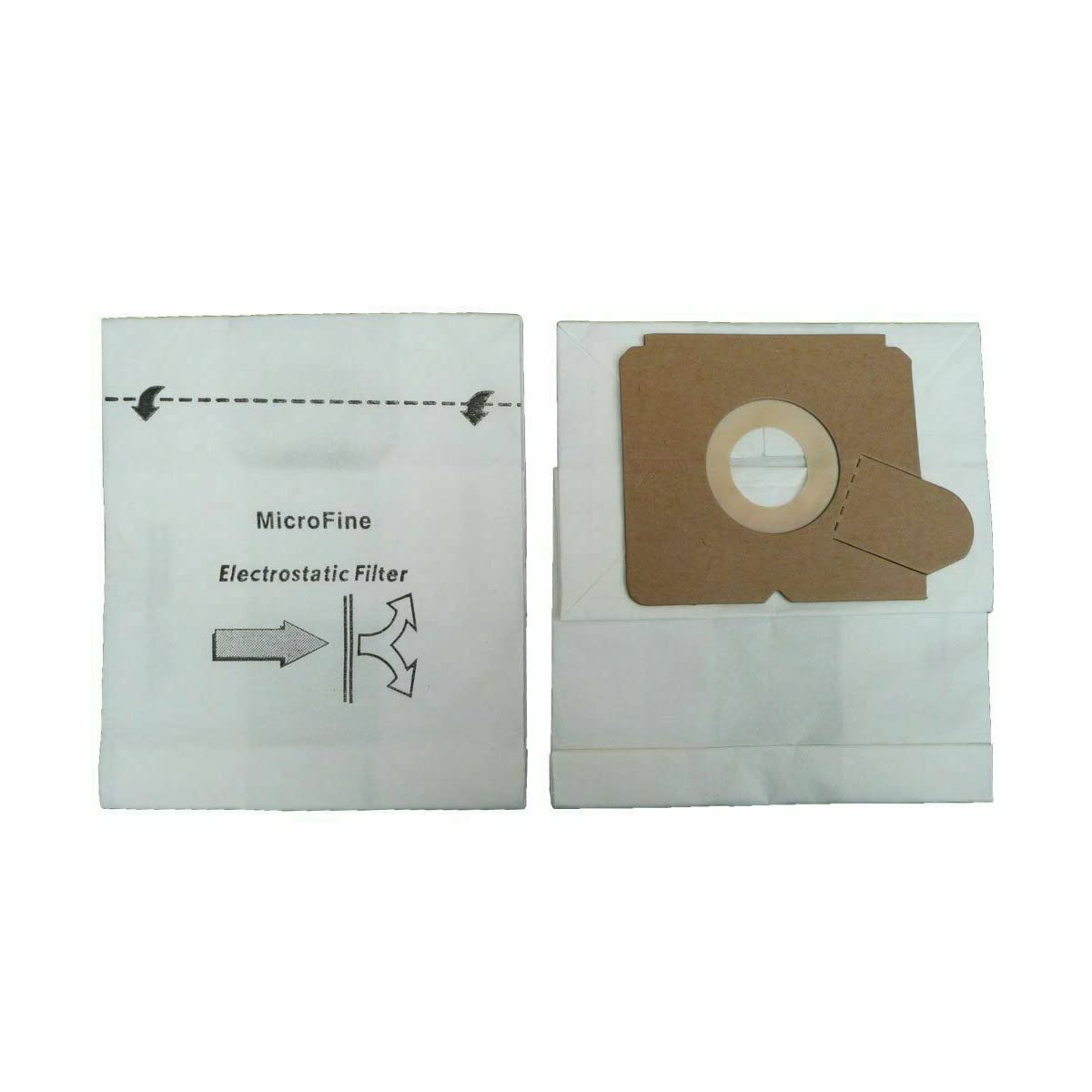 3PK Paper Bags Replacement for Eureka & Sanitaire Canister Vacuum Cleaners - Compatible with Part #6124012 - Ideal for Home Cleaning and Pet Hair Removal