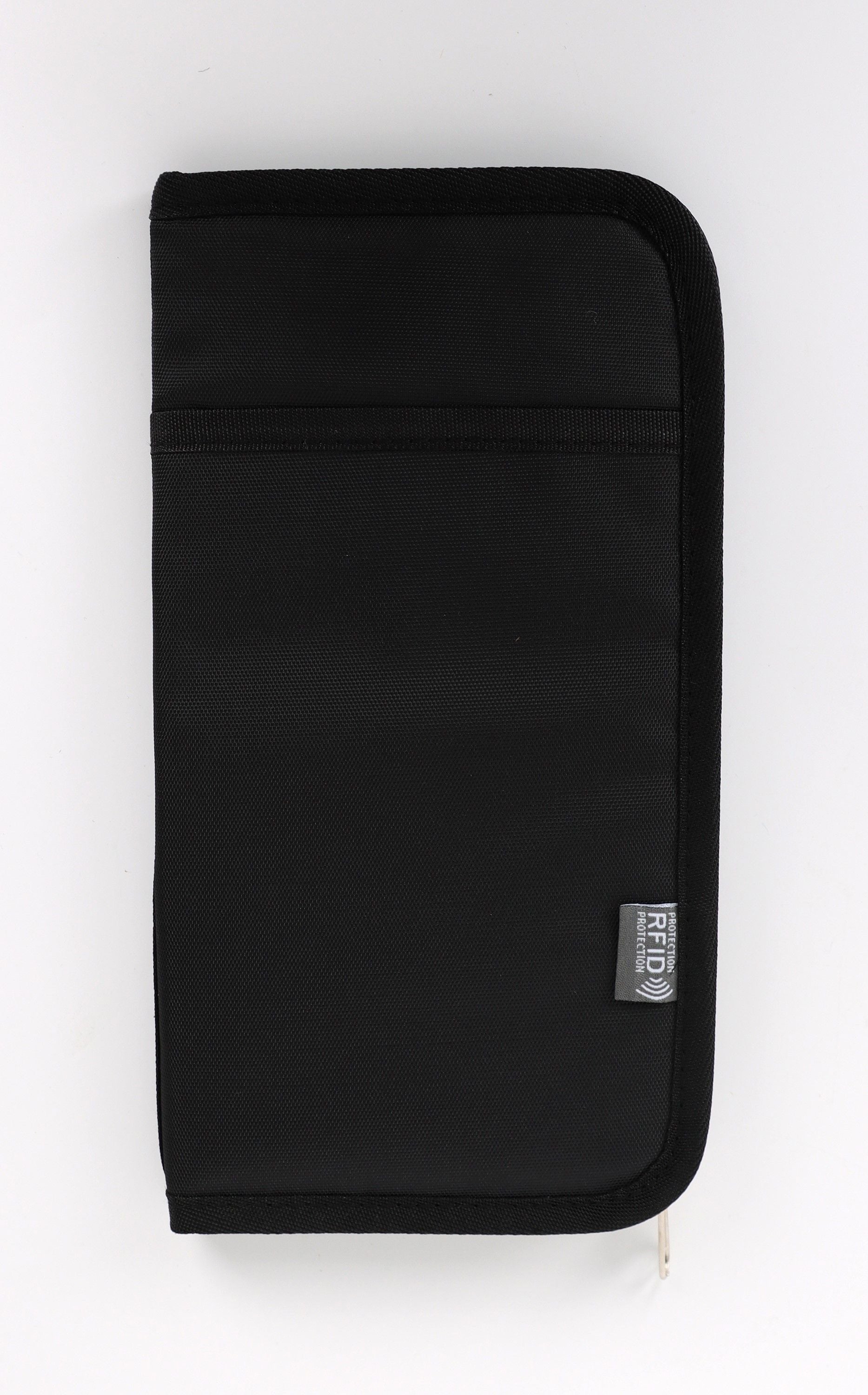 Tosca TCA010 RFID Blocking Travel Wallet - Secure Document Organizer for Passport, Credit Cards & Cash - Perfect for Business Trips & Vacations - Black