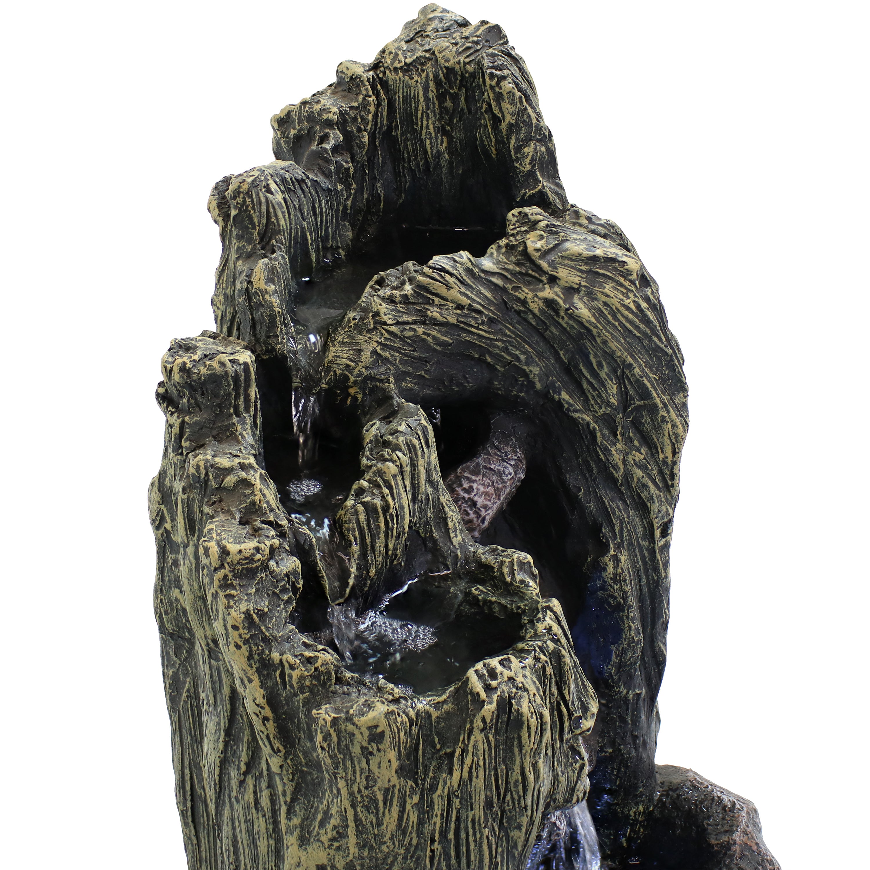 Sunnydaze Cavern of Mystery Outdoor Rock Water Fountain - Garden Decor, Patio Waterfall Feature for Relaxing Backyard & Zen Landscaping