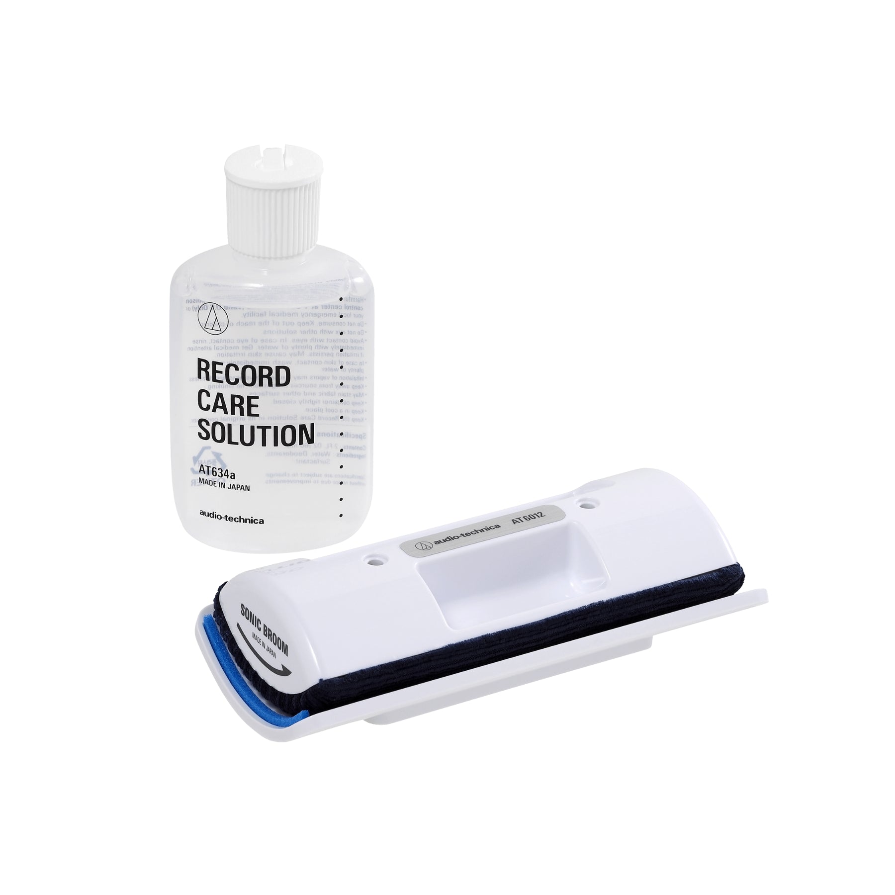 Audio Technica AT6012 Professional Vinyl Record Cleaning Kit - Remove Dust & Static for Better Sound Quality - Perfect for DJs, Audiophiles & Music Collectors