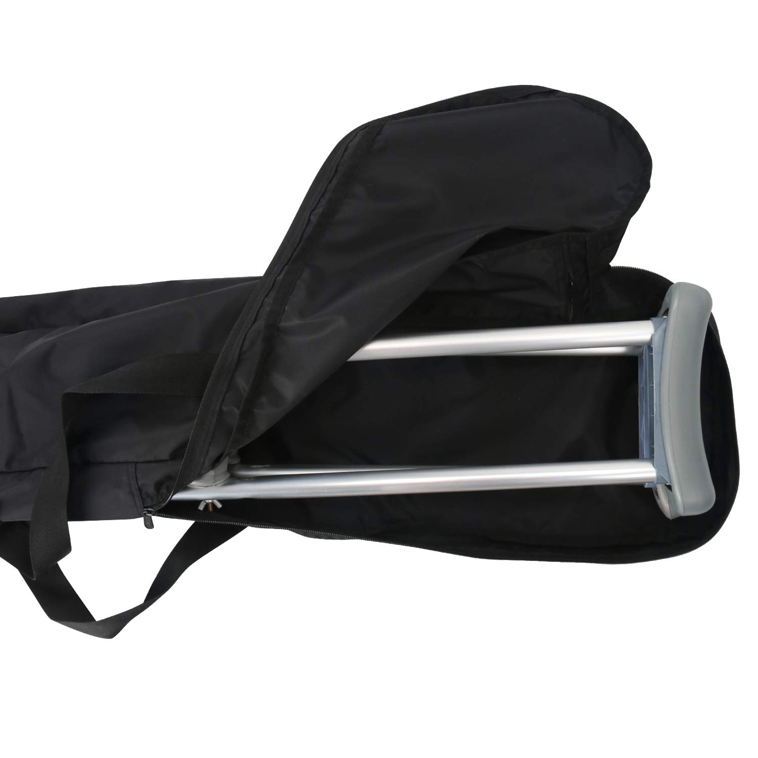 Best Nylon Travel Crutch Bag - Lightweight & Durable One Size Fits All (Black) - Perfect for Airports, Hospitals & Daily Mobility Needs