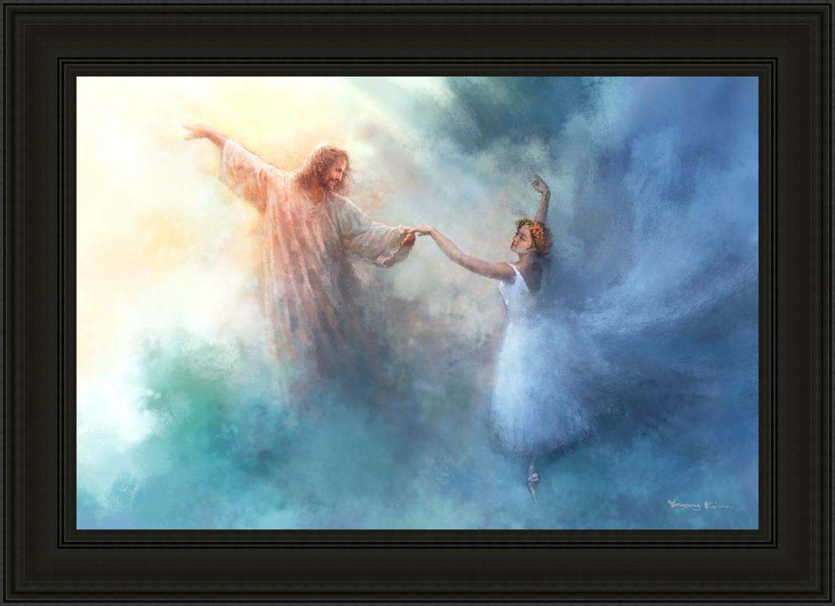 A Pas De Deux By Yongsung Kim - Ballet Dance Art Print - Elegant Wall Decor for Home, Office & Dance Studios