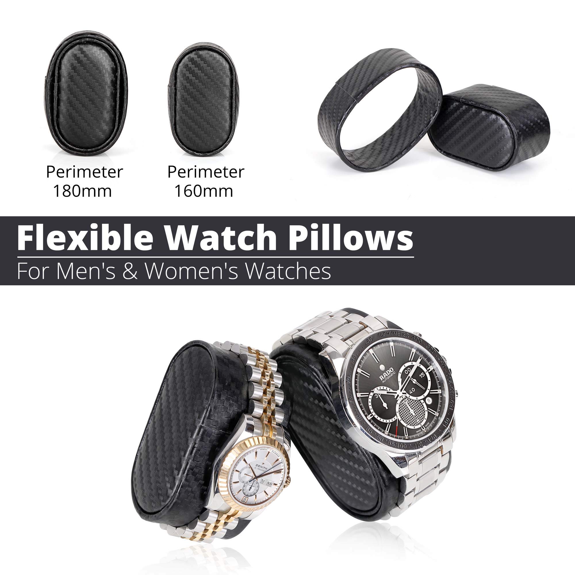 Luxury Automatic Watch Winder - 4 Motors, 6 Pillows for Men/Women | Quiet Display Case for Watch Collection
