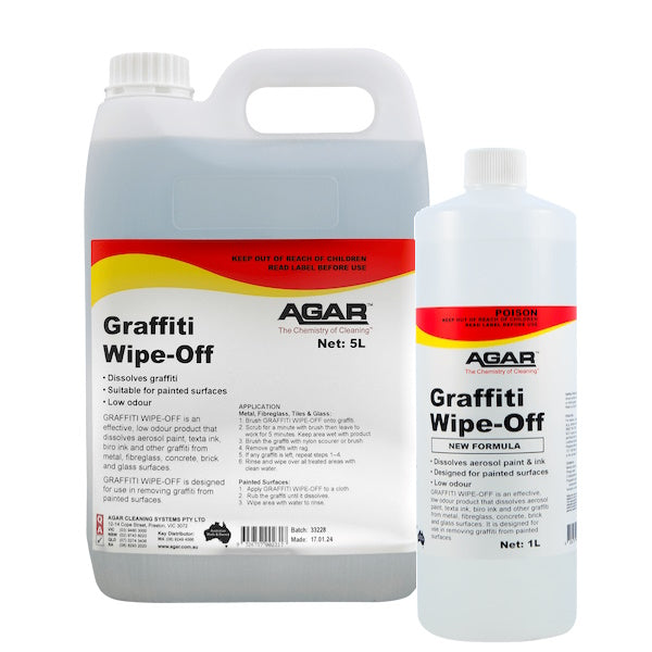 Agar Graffiti Wipe Off - Easy Clean Graffiti Remover for Walls & Surfaces - Perfect for Home, Office & Public Spaces