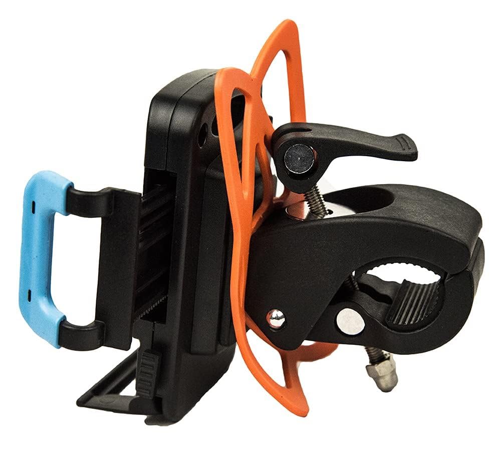 Universal Adjustable Phone Mount for Motorcycle & Bicycle Handlebar - Secure Smartphone Holder for GPS Navigation & Hands-Free Riding - Perfect for Outdoor Adventures, Commuting & Road Trips