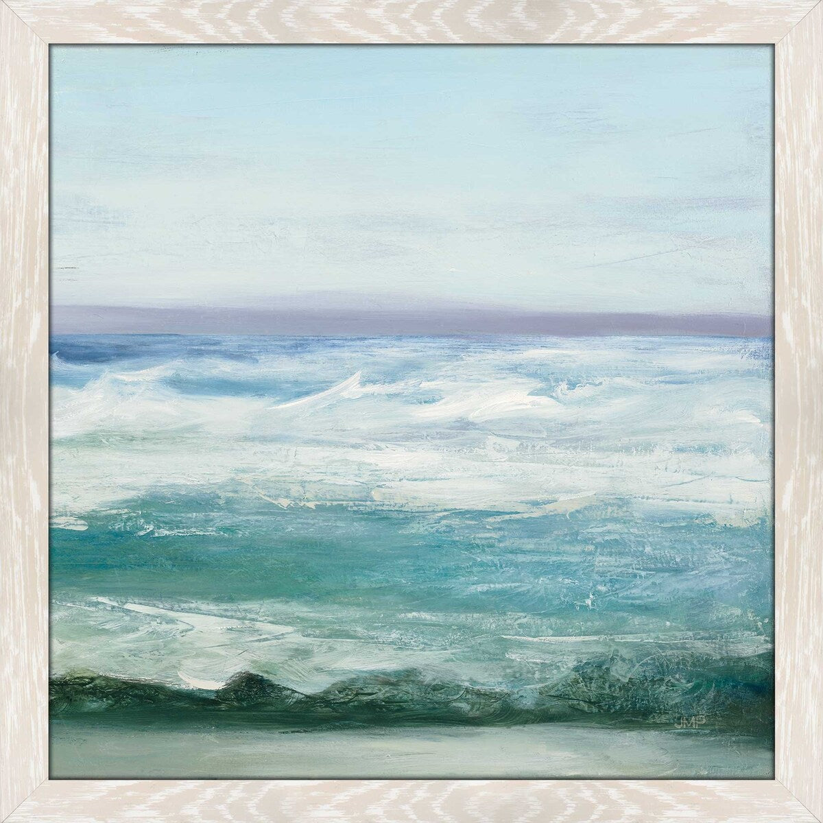Azure Ocean I by Julia Purinton - Blue Abstract Art Print on Acrylic Panel | Modern Wall Decor for Living Room, Bedroom & Office