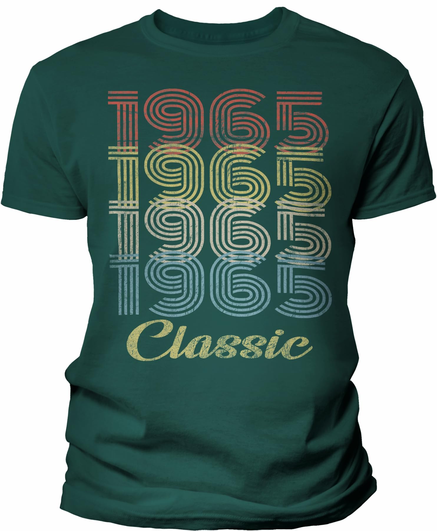 Vintage 1965 Retro 60th Birthday T-Shirt for Men - Classic 60 Year Old Gift Idea - Perfect for Milestone Celebrations & Birthday Parties