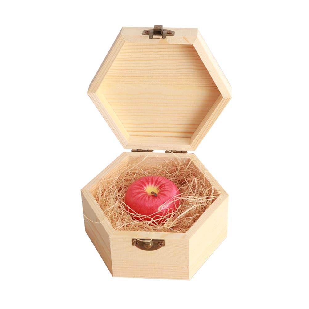 Amosfun Valentine's Day Apple-Shaped Scented Candle in Wooden Box - Romantic Wedding Gift, Home Desk Decor, Table Centerpiece for Anniversary & Christmas Decorations