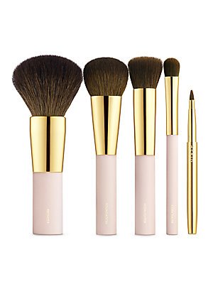 Aerin Brush Essentials Set - Professional Makeup Brush Kit for Flawless Application | Perfect for Daily Makeup, Travel & Pro Artists