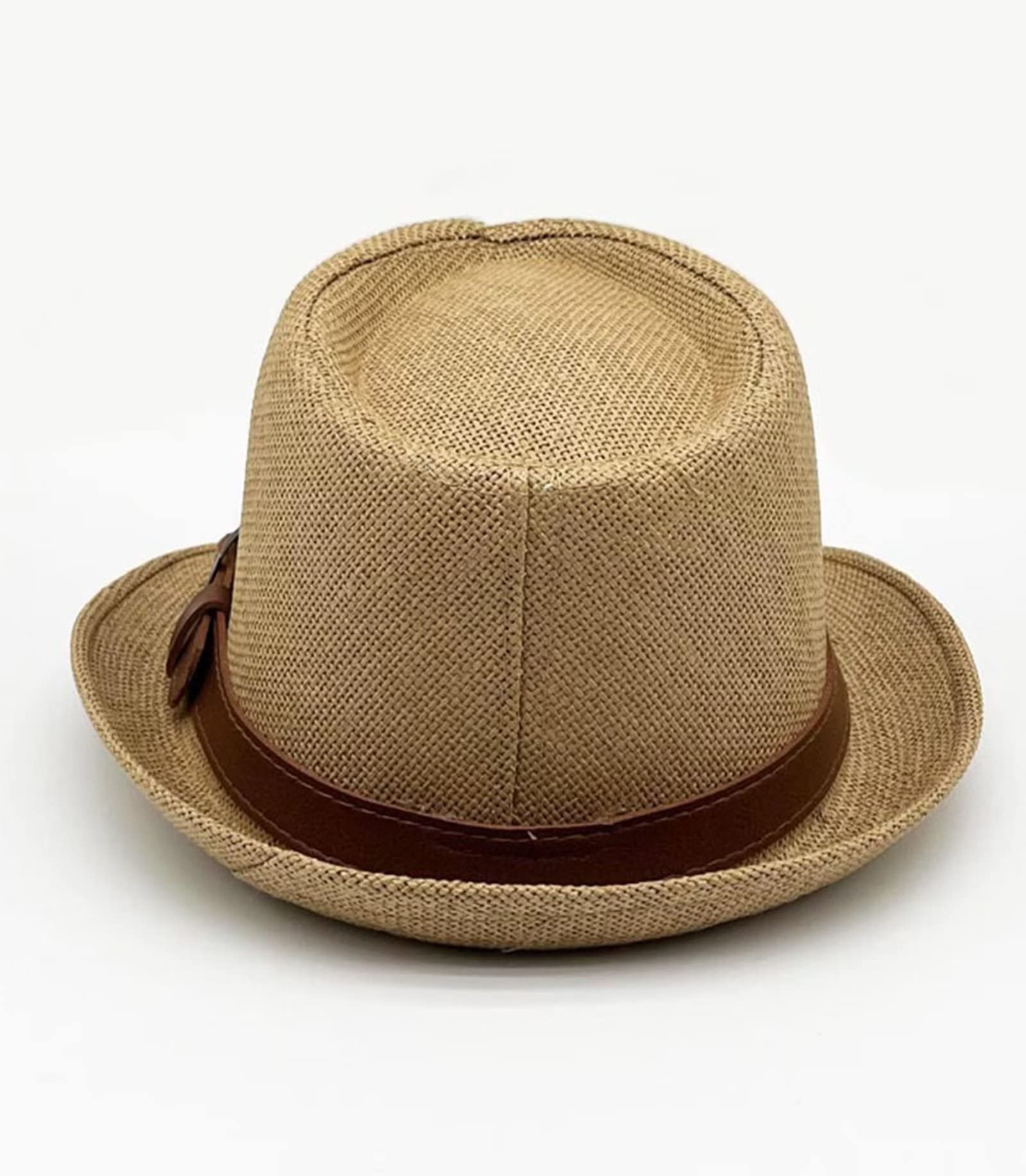 2 Pack Summer Straw Hats for Men & Women - Breathable Sun Protection Beach Hat, Classic Fedora & Panama Style Jazz Hats for Outdoor, Vacation, Pool Party, and Garden Wear