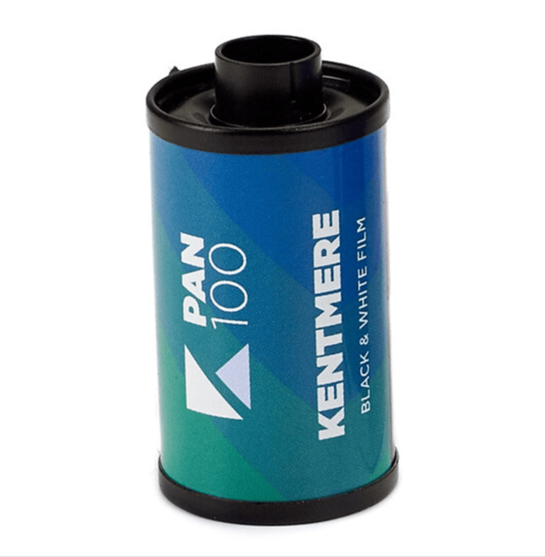 Kentmere Pan 100 Black & White 35mm Film Roll - ISO 100, 36 Exposures | Classic B&W Photography Film for Street, Portrait & Landscape Shooting
