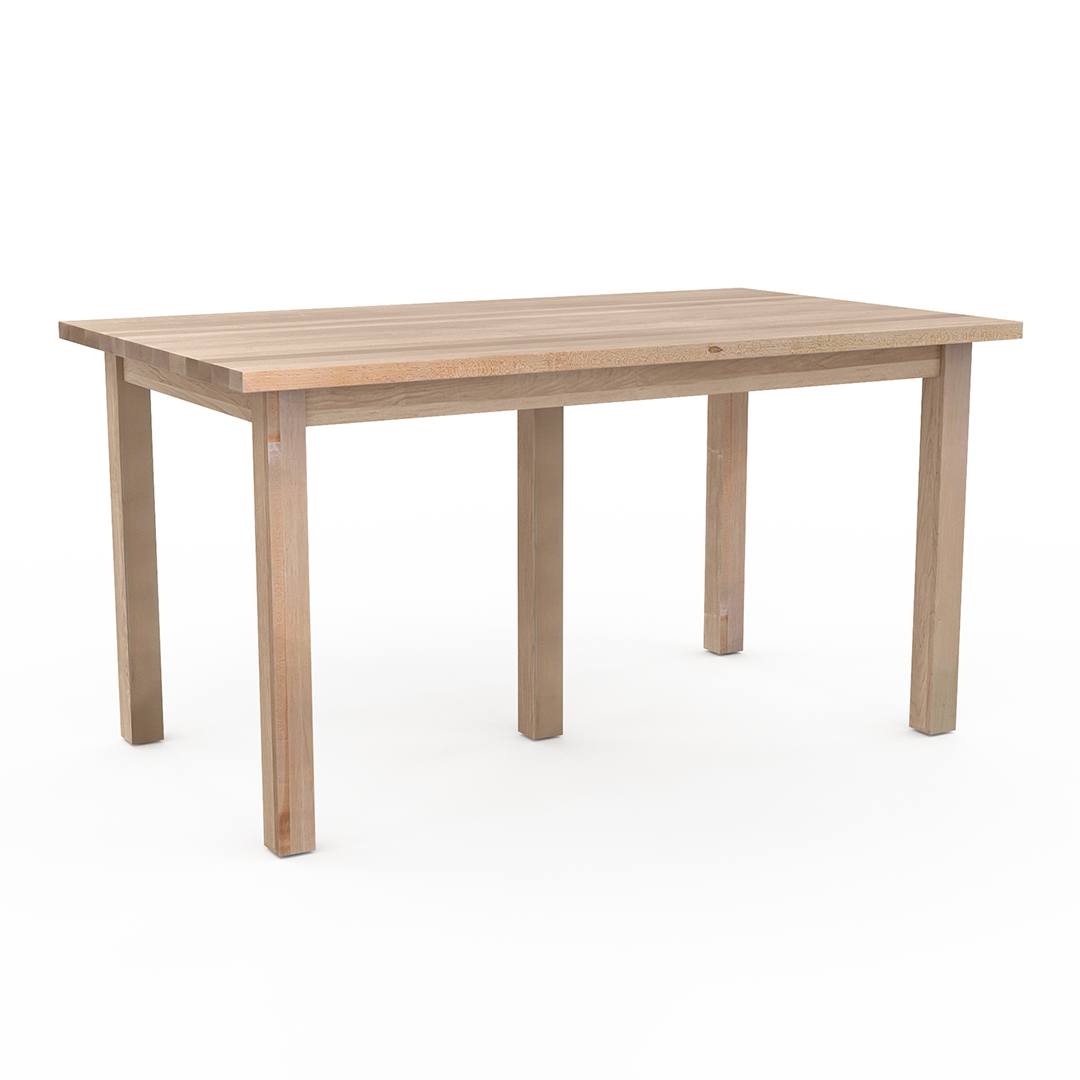 Solid Maple Wood Plank Counter Table - Rustic Kitchen Island, Dining Bar, or Coffee Table - Perfect for Farmhouse, Industrial & Modern Home Decor