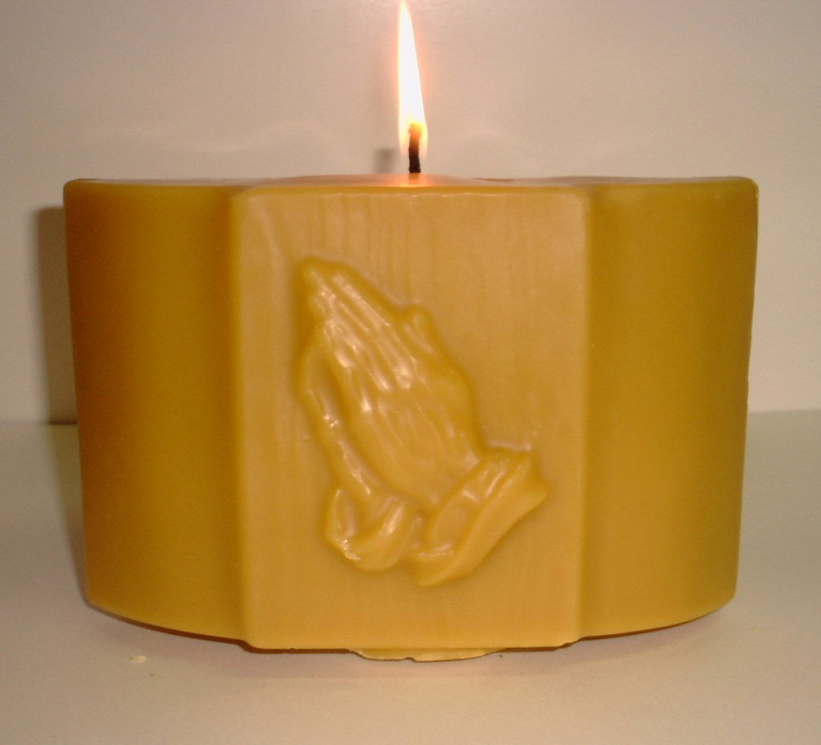 Pure Beeswax Decorative Pillar Candles - Handmade Natural Beeswax Candles for Home Decor, Church Altar, Wedding Centerpieces - 5