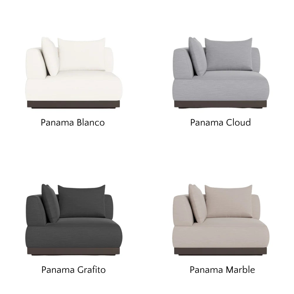 Amalfi Outdoor Corner Sectional Sofa Set - Waterproof Wicker Patio Furniture with Cushions - Perfect for Backyard, Poolside & Garden Relaxation