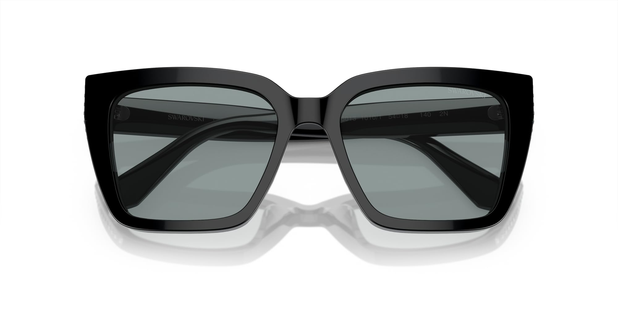 Swarovski Women's Sk6013 Square Sunglasses - UV Protection, Polarized, Fashionable Designer Shades for Women - Perfect for Outdoor Activities, Beach, Driving & Everyday Wear
