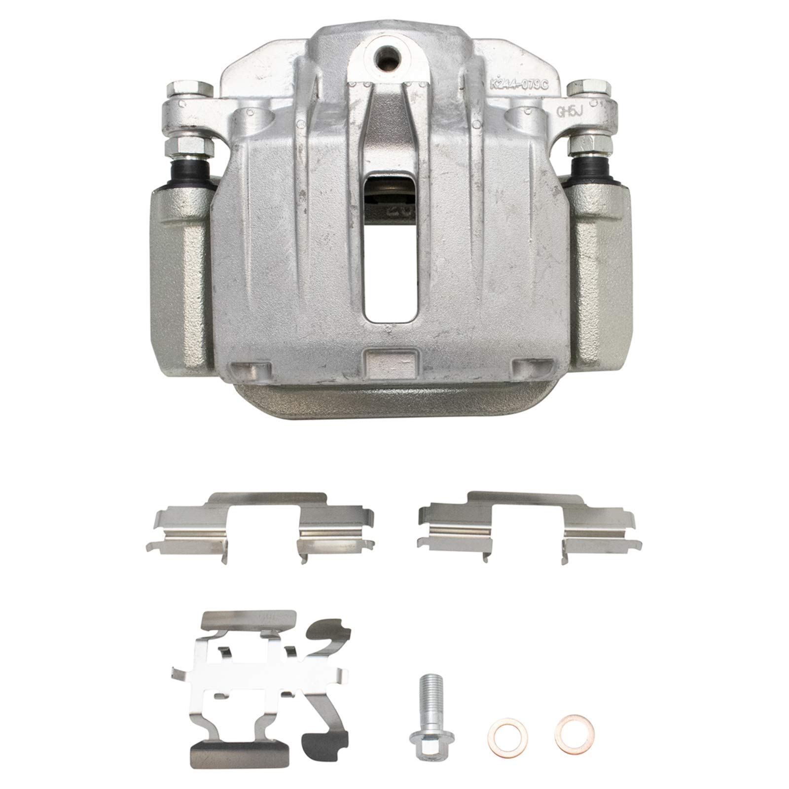 Premium TRQ Rear Brake Pad & Rotor Kit - Semi-Metallic Vented Brake Pads with G-Coating - Compatible with 2007 Chevrolet Silverado 1500 & GMC Sierra 1500 - Durable Braking Performance for Highway Driving & Heavy Loads