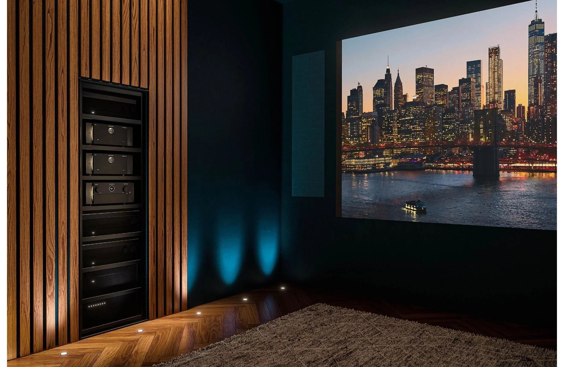 Dreamedia Platinum Home Theater System - 4K Ultra HD Projector with 5.1 Surround Sound & 120