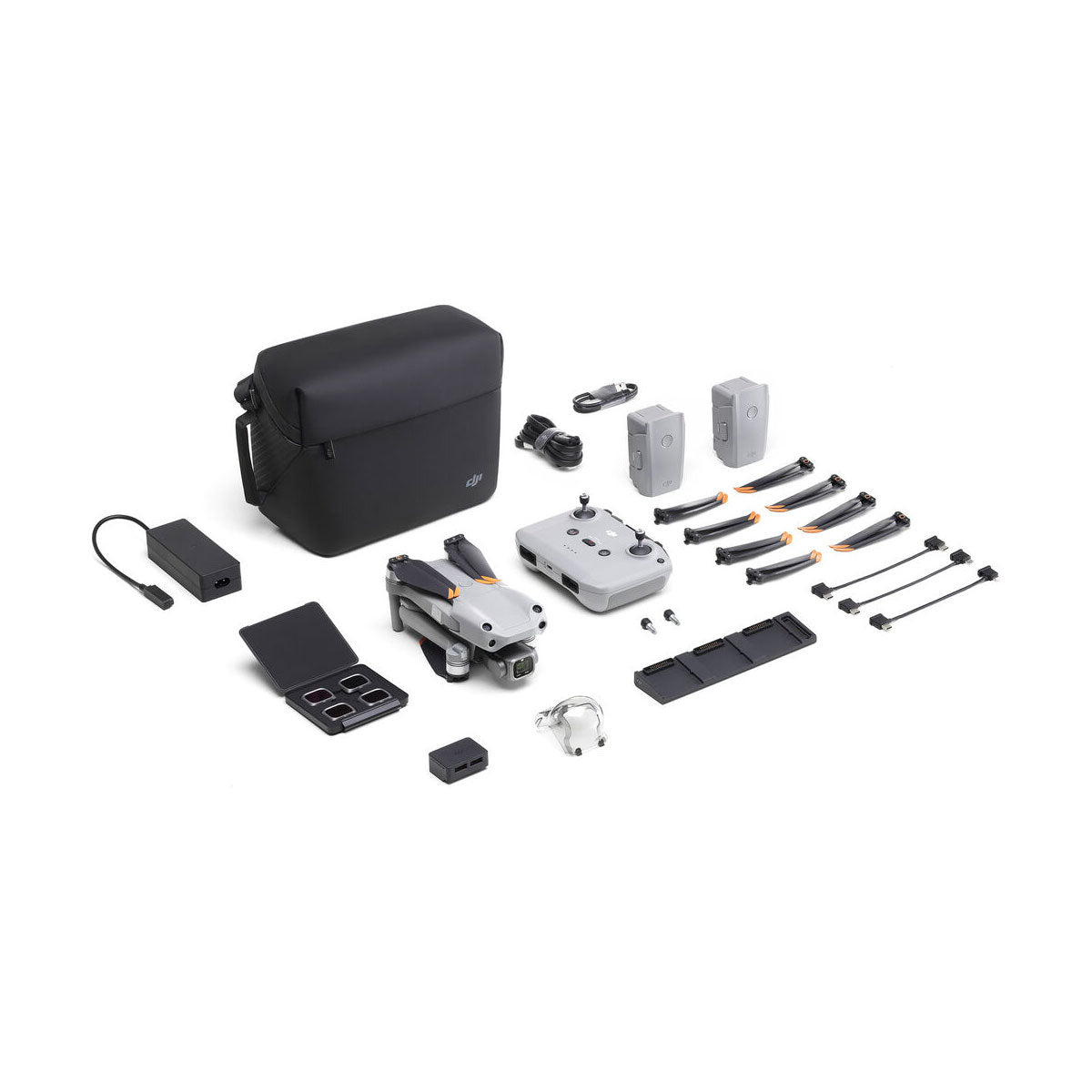 DJI Air 2S Fly More Combo - 4K Drone with 1-Inch CMOS Sensor, 5.4K Video, 31-Min Flight Time, 3-Axis Gimbal (Includes Extra Batteries, Charger & Case) - Perfect for Aerial Photography, Travel Adventures & Content Creation