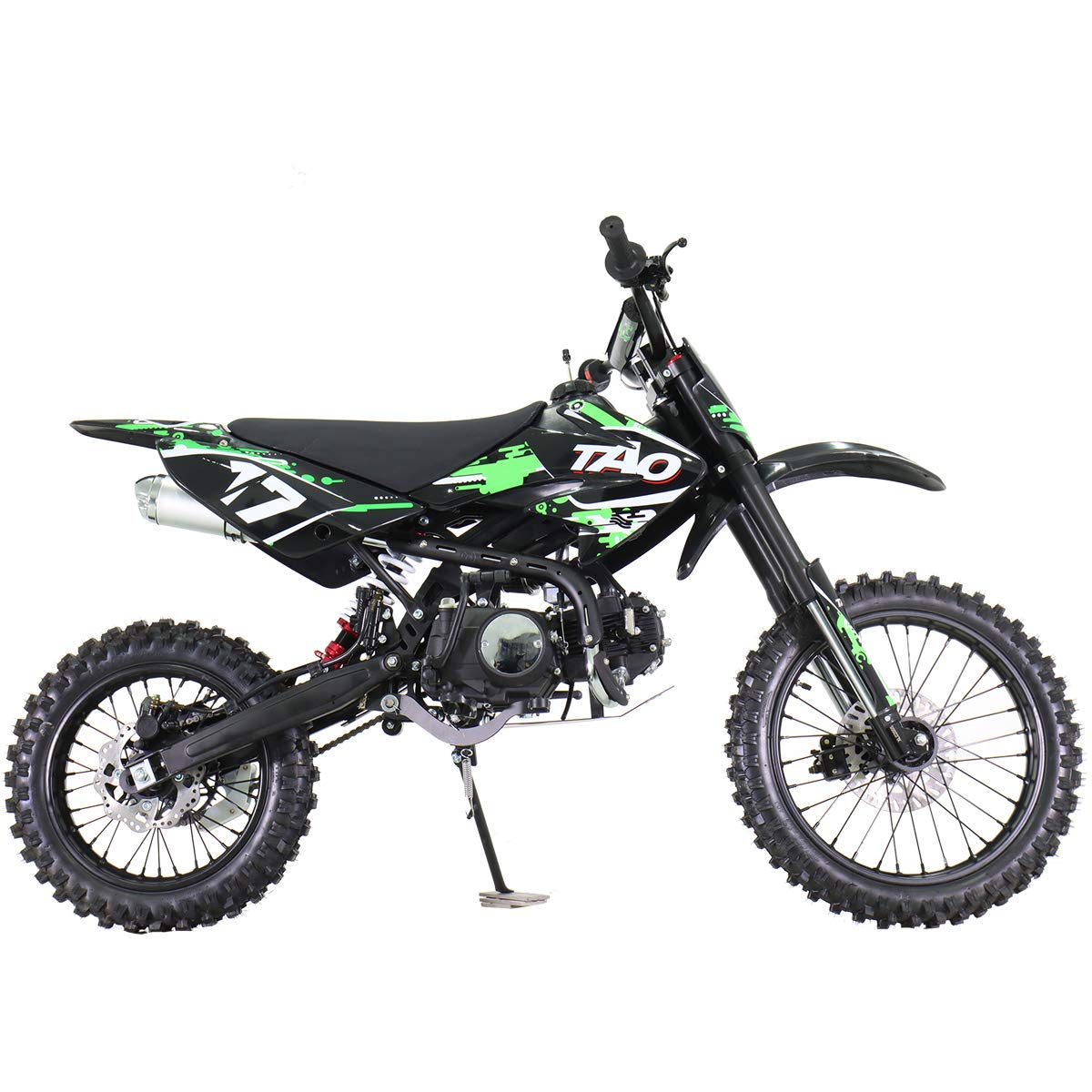 **DB17 125cc Kids Dirt Bike - Off-Road Motorcycle for Boys & Girls - Green | Perfect for Trail Riding, Backyard Fun & Youth Racing**