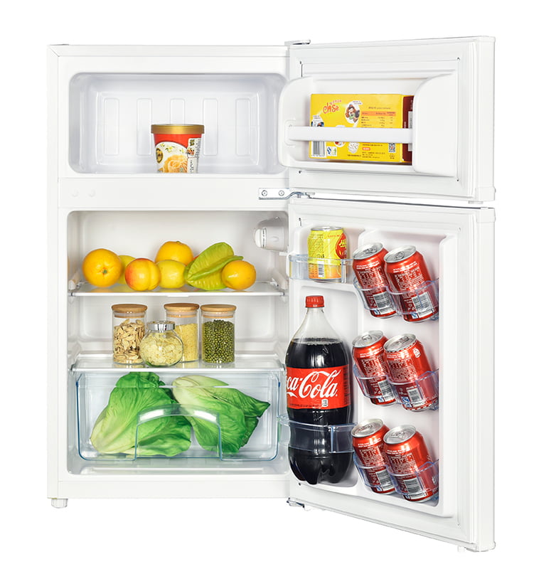 Avanti RA31B0W 3.1 Cu Ft Compact Refrigerator with 2 Doors - White | Perfect for Dorms, Offices & Small Spaces