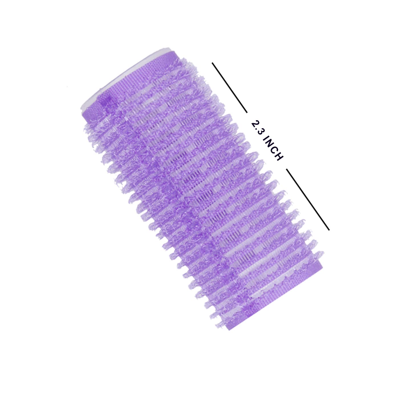 Self-Grip Hair Rollers for Women & Girls - No Heat Curling Rollers, Medium Size, Pack of 1 | Perfect for Overnight Styling & Heat-Free Beach Waves
