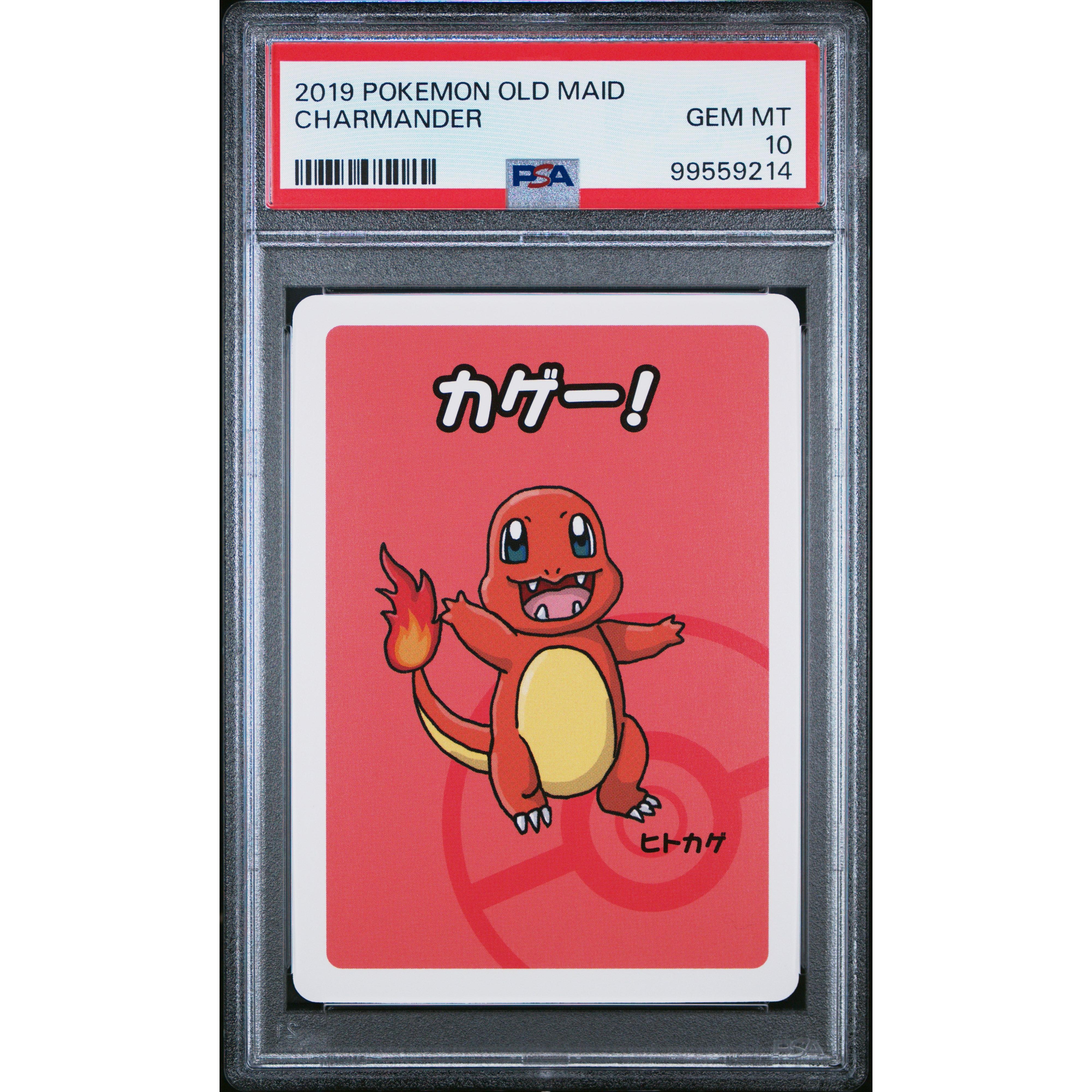2019 Japanese Pokemon Old Maid Charmander PSA 10 Graded Card - Perfect for Collectors, Gaming, and Investment