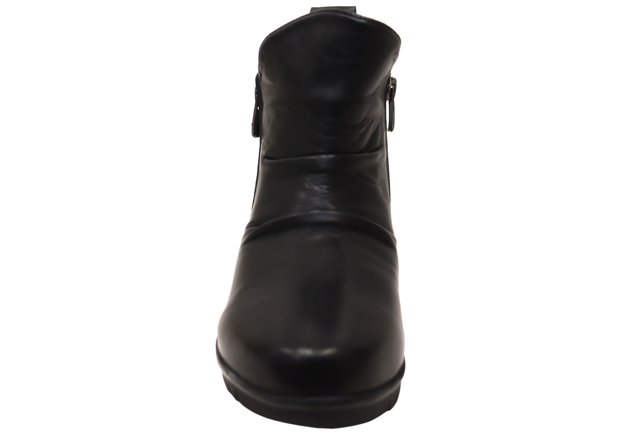 Orizonte Zayna Women's European Comfortable Leather Ankle Boots - Stylish Casual & Office Wear for Fall/Winter