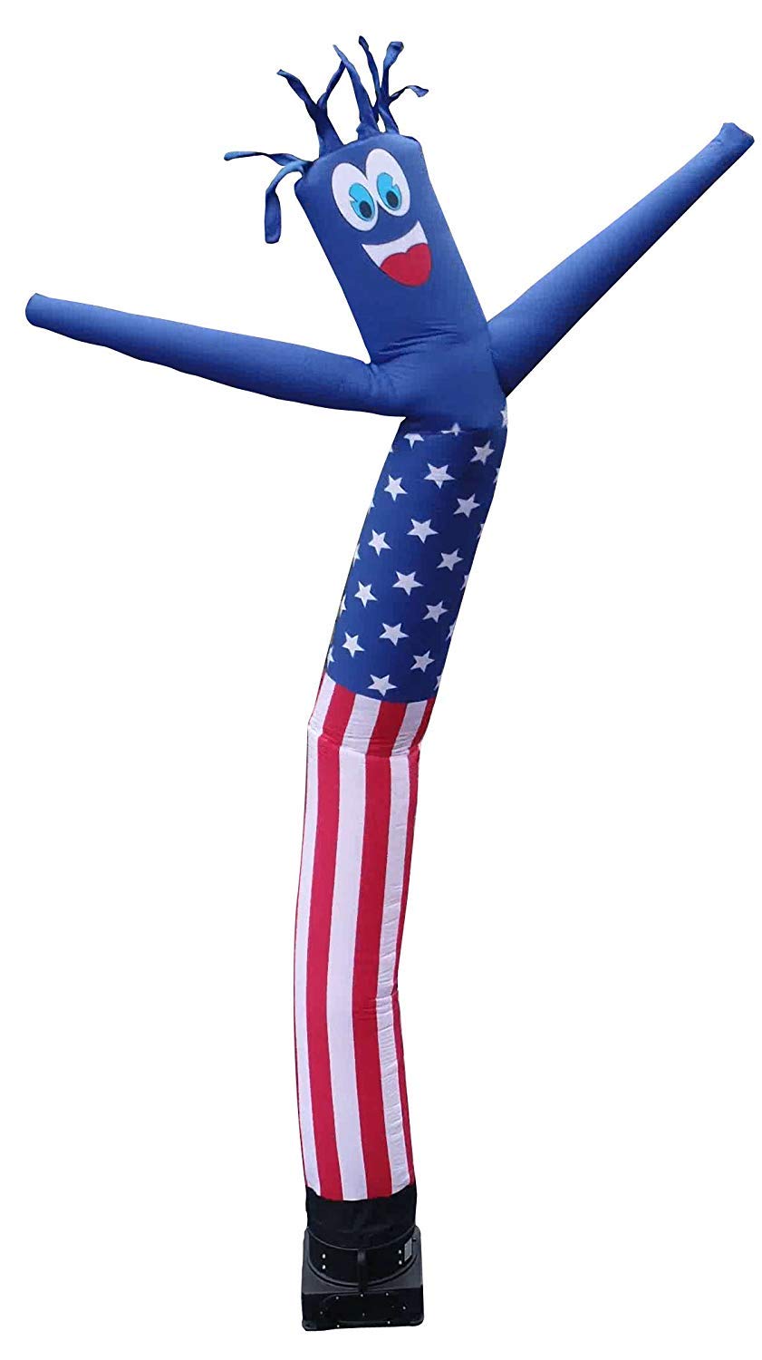 18ft Tall Inflatable American Flag Tube Man - USA Patriotic Air Powered Dancing Waving Puppet with Blower Motor - Perfect for 4th of July, Car Dealerships, Sports Events & Patriotic Decorations