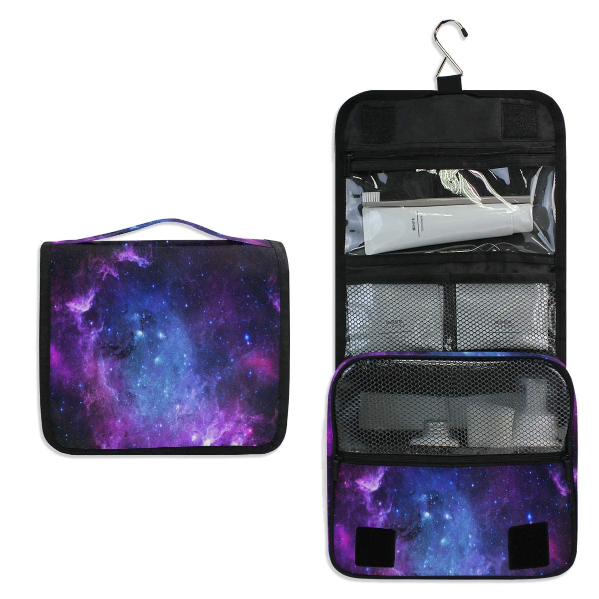 Premium Hanging Travel Toiletry Bag Organizer - Waterproof Cosmetic & Makeup Case for Men & Women - Perfect for Camping, Gym, Business Trips & Vacation