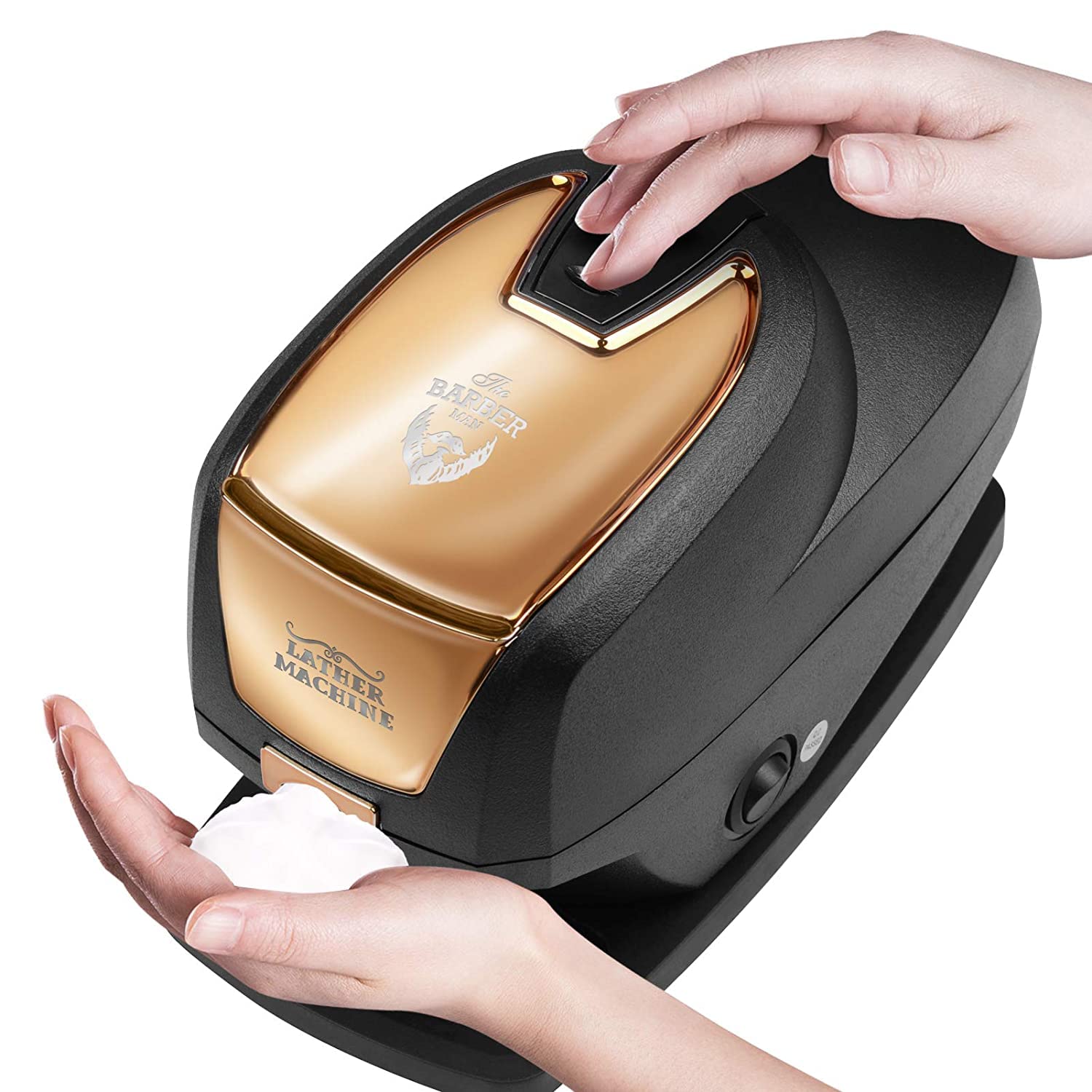 Professional Hot Lather Machine for Shaving - Barber Shaving Cream Heater & Foam Warmer - Perfect Gift for Men, Husband & Grooming Enthusiasts (Black) | Ideal for Home Barber Kits, Salon Use & Luxury Shaving Experience