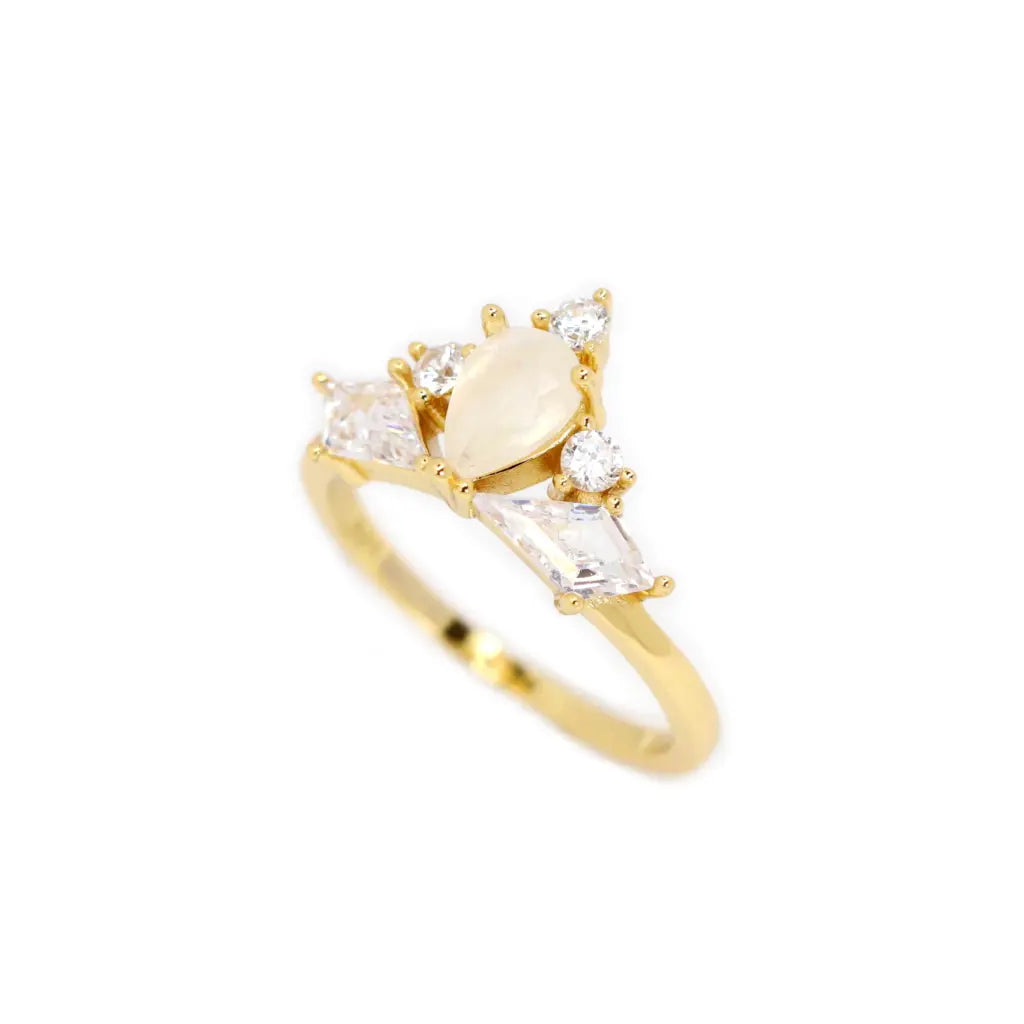 Lotus Flower Ring for Women - Elegant Floral Jewelry for Boho Style, Wedding, and Everyday Wear