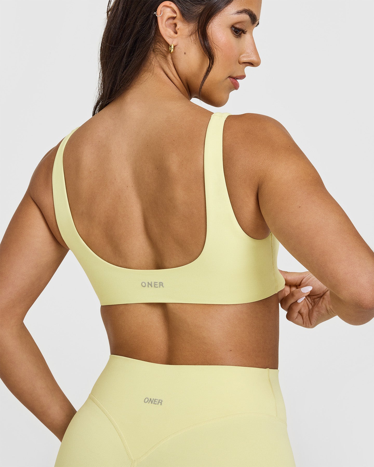 SoftMotion™ Scoop Back Bralette - Comfortable Wireless Bra in Pastel Yellow for Yoga, Lounge & Everyday Wear