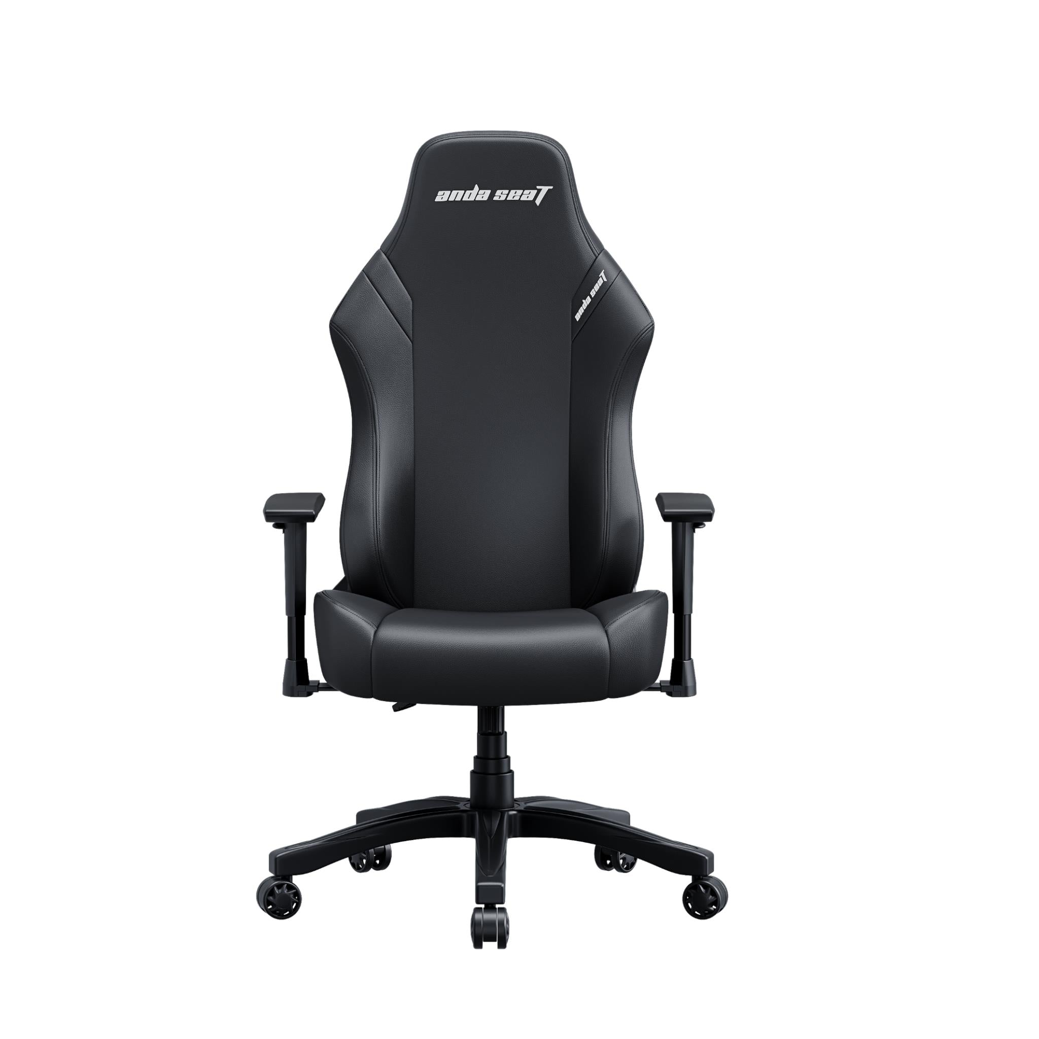 Anda Seat LUNA PVC Gaming Chair - Ergonomic Office & PC Gaming Chair with Adjustable Height & Lumbar Support - Perfect for Home, Office & Esports Gaming (Black)