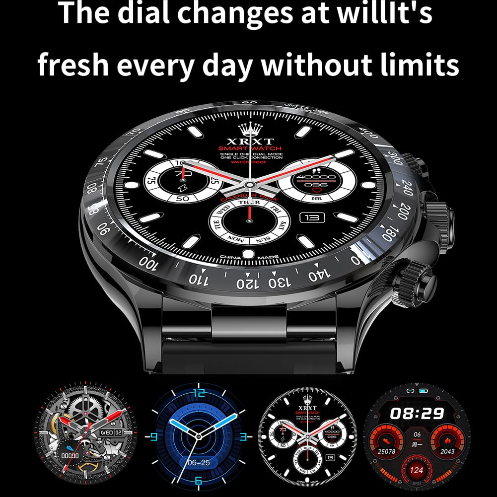 SRGDRR Men's Smart Watch with Bluetooth Call & Answer, 1.39