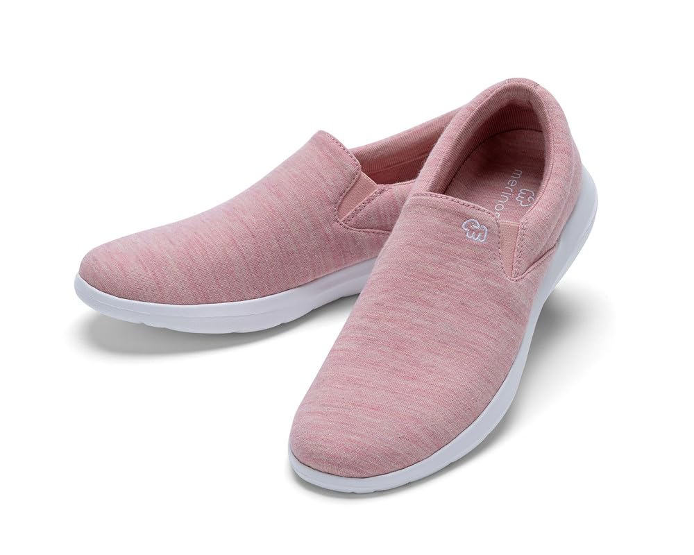 Merino Wool Women's Slip-On Sneakers - Lightweight & Durable Casual Shoes with Australian Wool - Perfect for Walking, Travel & Everyday Comfort