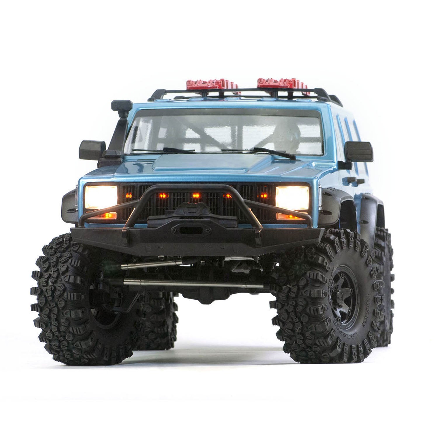EMO X2 CROSSRC 1/8 Scale RC Rock Crawler - 4WD Off-Road Remote Control Car with 25T Brushed Motor & Hobbywing ESC | Waterproof, LED Lights | Perfect for Trail Crawling, Backyard Adventures & RC Hobbyists