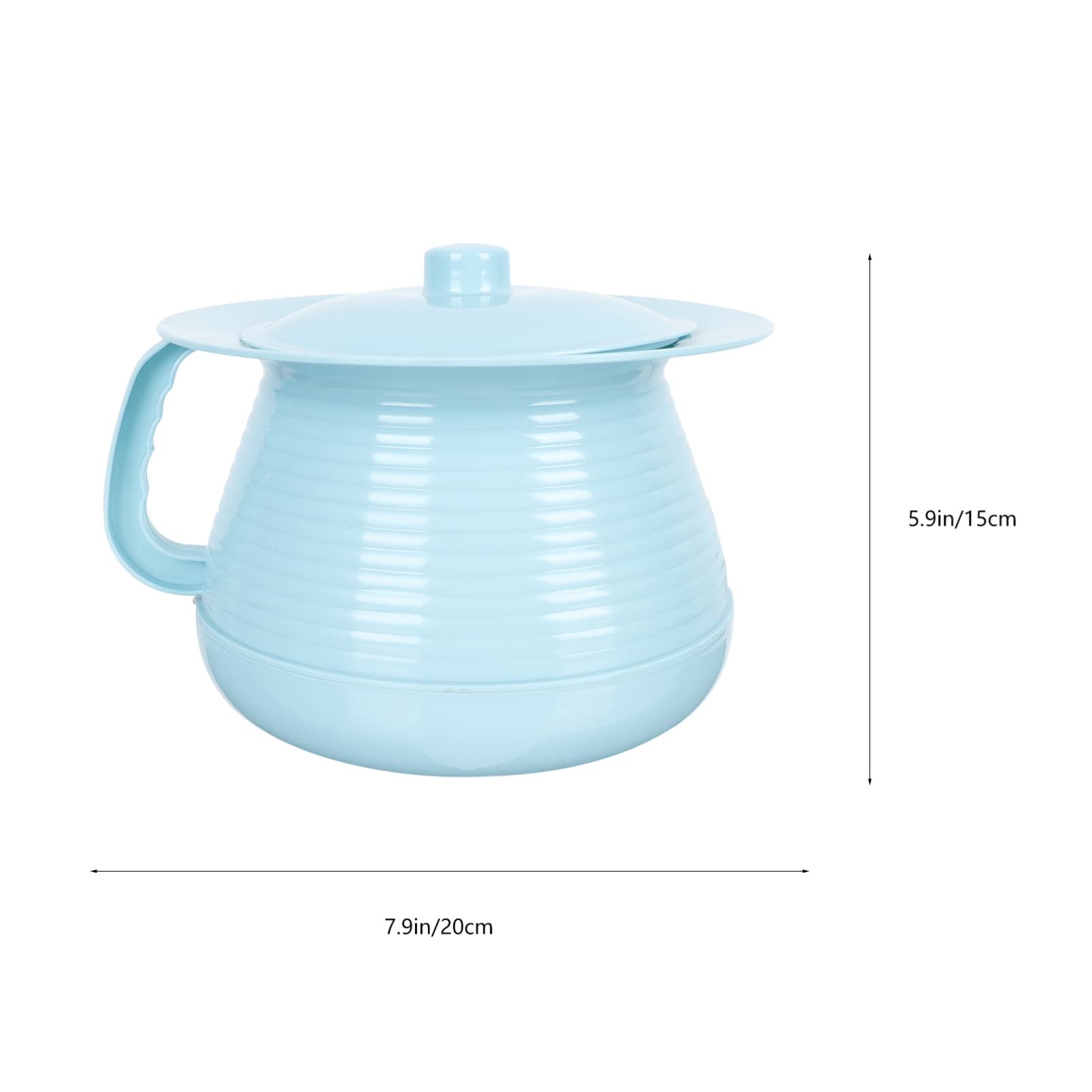 Portable Bedside Urinal with Lid - Adult & Elderly Chamber Pot for Home, Travel, Camping & Car - Ideal for Pregnant Women, Nighttime Use & Emergency Situations