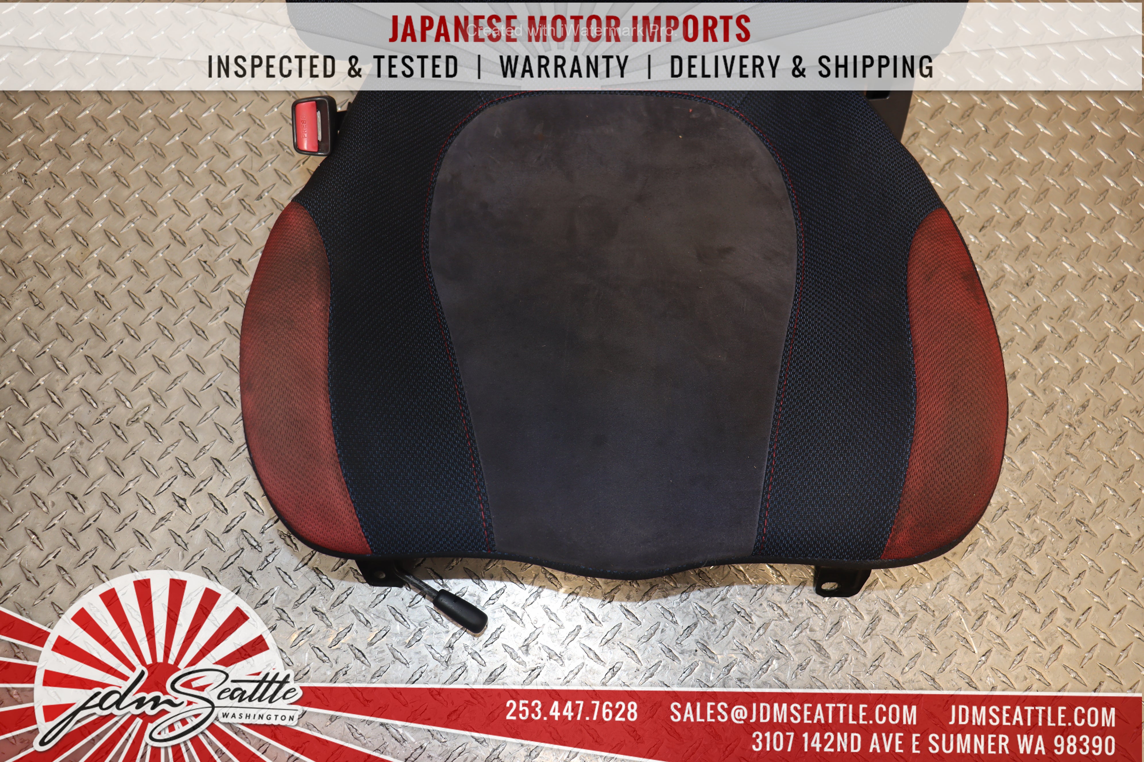 JDM 99-02 Subaru Impreza WRX GC8 STI Front Left & Right Seats - Perfect for Racing & Car Restoration Projects